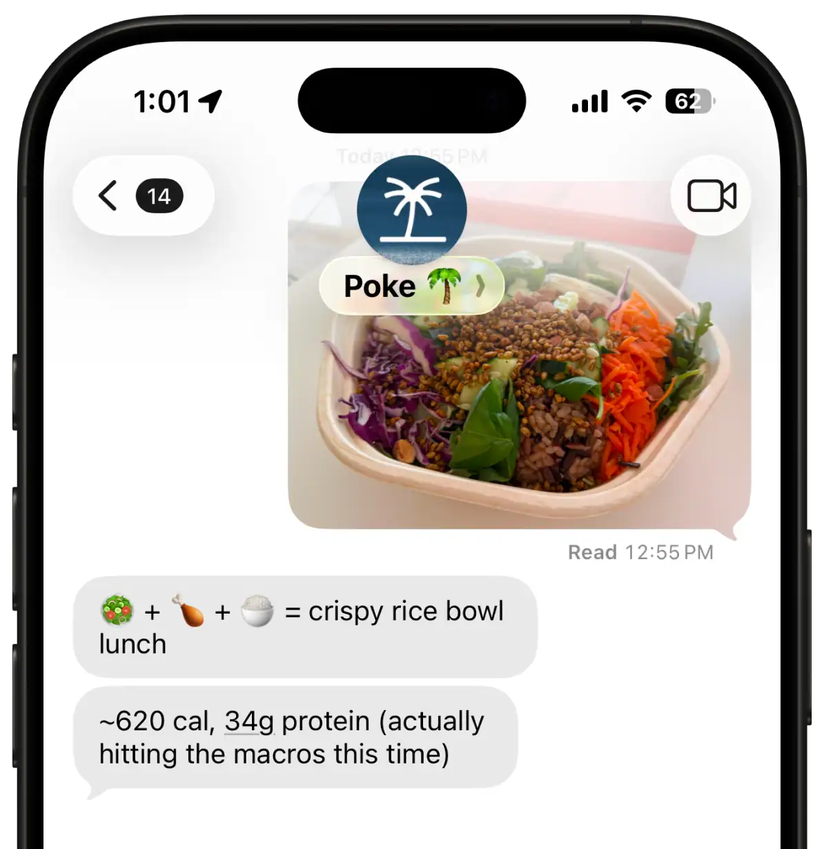 Phone conversation example