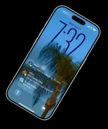 An iPhone