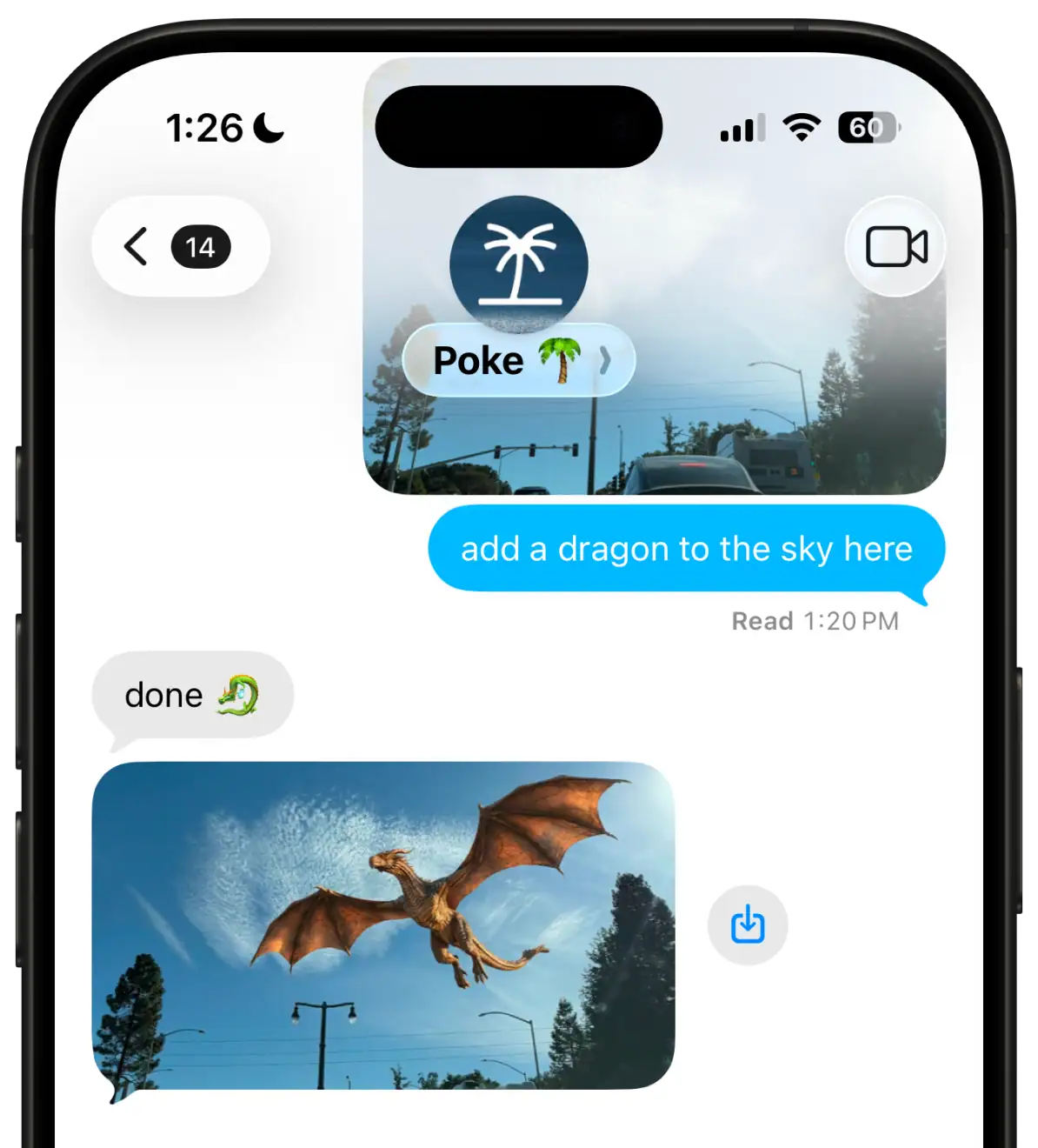 Phone conversation example