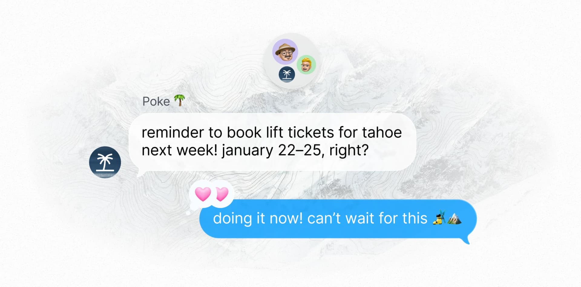 Group chat reminders