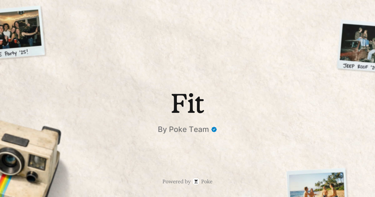 Fit – Poke