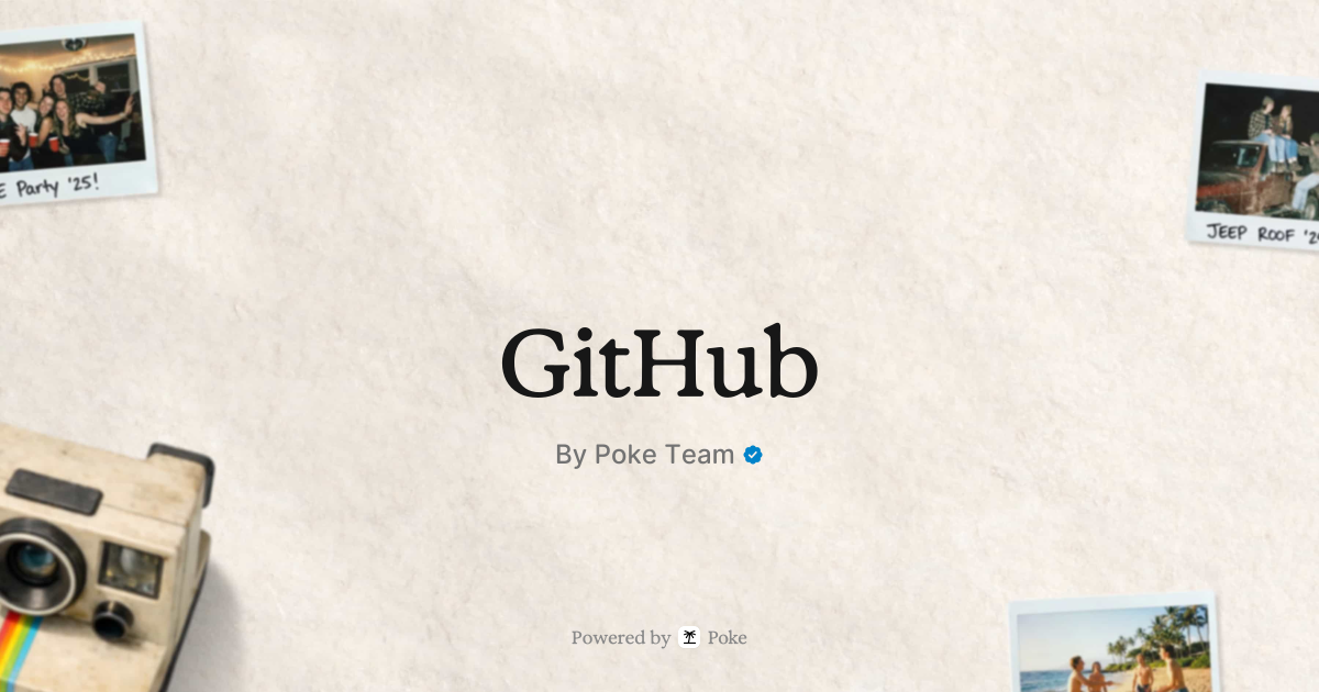 GitHub – Poke